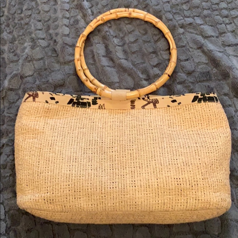 Very unique Chico’s convertible straw purse - Picture 2 of 6